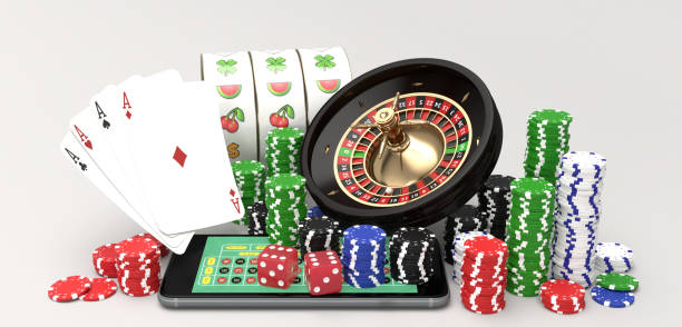 3d rendering mobile casino gambling